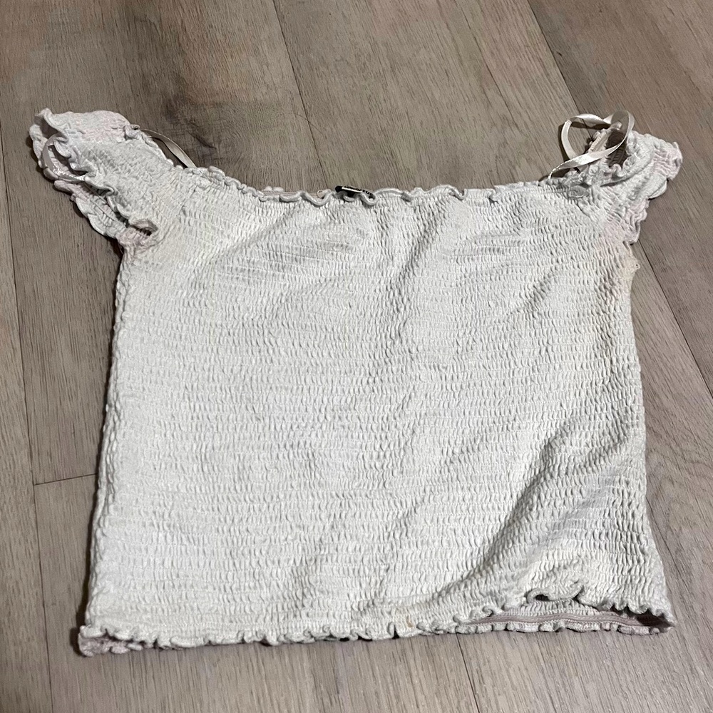 Off the shoulder crop top